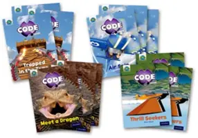 Projekt X CODE Extra: Svetlomodrá knižka, Oxford Level 4: Dragon Quest a Wild Rides, balenie pre triedu, 12 kusov - Project X CODE Extra: Light Blue Book Band, Oxford Level 4: Dragon Quest and Wild Rides, Class pack of 12