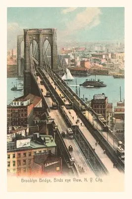 Vintage Journal Brooklynský most, New York - Vintage Journal Brooklyn Bridge, New York City