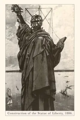 Vintage Journal Stavba Sochy slobody - Vintage Journal Construction of the Statue of Liberty