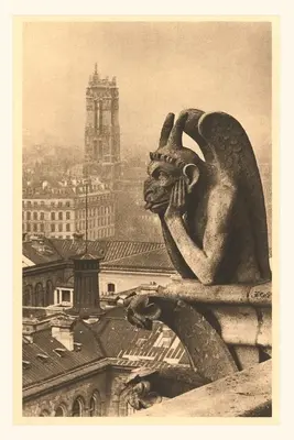 Vintage Journal Chrliče na Notre Dame - Vintage Journal Gargoyles on Notre Dame