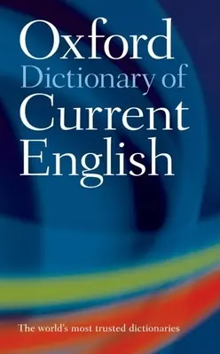 Oxfordský slovník súčasnej angličtiny - Oxford Dictionary of Current English