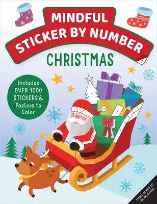Nálepka podľa čísla: Vianoce: - Mindful Sticker by Number: Christmas: