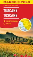 Toskánsko Marco Polo Mapa - Tuscany Marco Polo Map
