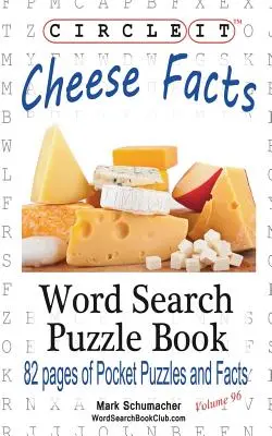 Zakrúžkujte, Fakty o syroch, Hľadanie slov, Kniha s hádankami - Circle It, Cheese Facts, Word Search, Puzzle Book