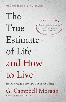 Skutočný odhad života a ako žiť: Ako urobiť svoj život dôležitým pre Krista - The True Estimate of Life and How to Live: How to Make Your Life Count for Christ