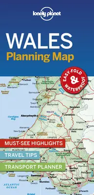 Lonely Planet Wales Plánovacia mapa 1 - Lonely Planet Wales Planning Map 1
