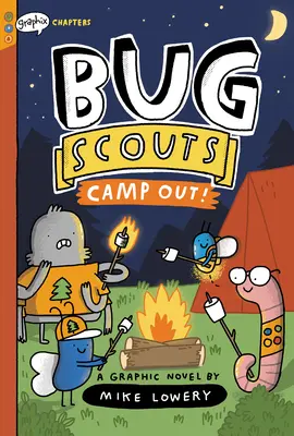 Tábor vonku! Tábor: Kniha z grafických listov (Skauti chrobákov #2) - Camp Out!: A Graphix Chapters Book (Bug Scouts #2)