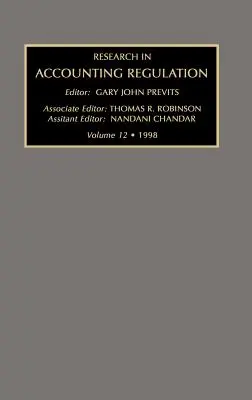 Výskum v oblasti regulácie účtovníctva 1998 - Research in Accounting Regulation 1998
