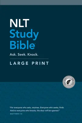 Študijná Biblia NLT s veľkou tlačou (červené písmená, tvrdá väzba, indexovaná) - NLT Study Bible Large Print (Red Letter, Hardcover, Indexed)