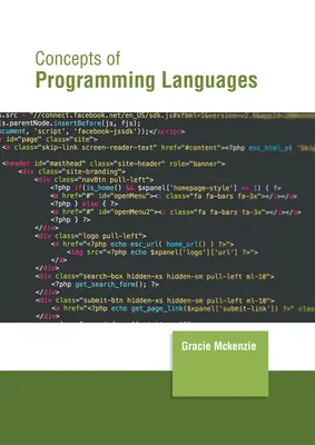 Koncepty programovacích jazykov - Concepts of Programming Languages