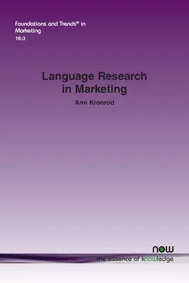 Jazykový výskum v marketingu - Language Research in Marketing