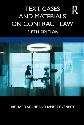 Text, prípady a materiály k zmluvnému právu - Text, Cases and Materials on Contract Law