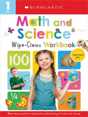 Pracovný zošit pre prvý stupeň ZŠ: Matematika/prírodoveda Wipe Clean: Scholastic Early Learners (Wipe Clean) - First Grade Math/Science Wipe Clean Workbook: Scholastic Early Learners (Wipe Clean)