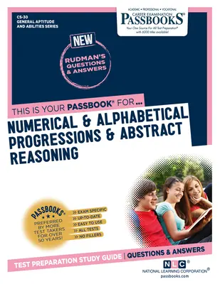 Číselný a abecedný postup a abstraktné uvažovanie (CS-30): Študijná príručka k preukazom - Numerical & Alphabetical Progressions & Abstract Reasoning (CS-30): Passbooks Study Guide