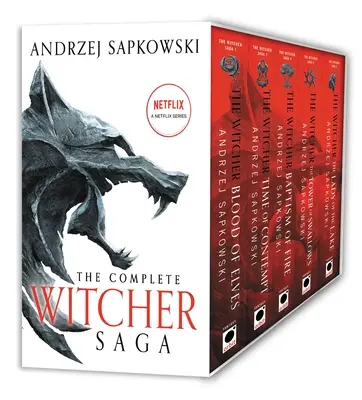 Zaklínač Boxed Set: Krv elfov, Čas opovrhnutia, Krst ohňom, Veža lastovičiek, Pani jazera - The Witcher Boxed Set: Blood of Elves, the Time of Contempt, Baptism of Fire, the Tower of Swallows, the Lady of the Lake