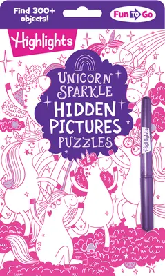 Puzzle so skrytými obrázkami jednorožca Sparkle - Unicorn Sparkle Hidden Pictures Puzzles