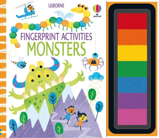Aktivity s odtlačkami prstov Príšerky - Fingerprint Activities Monsters