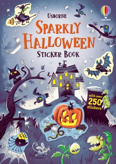 Trblietavá halloweenska kniha samolepiek - Sparkly Halloween Sticker Book