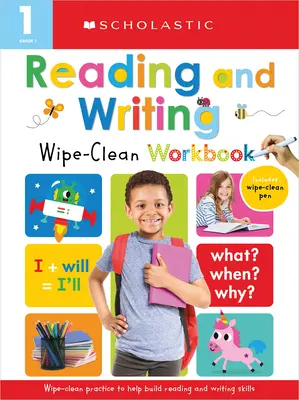 Pracovný zošit na čítanie/písanie pre prvý stupeň ZŠ Wipe Clean: Scholastic Early Learners (Wipe Clean) - First Grade Reading/Writing Wipe Clean Workbook: Scholastic Early Learners (Wipe Clean)