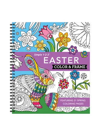 Vyfarbi a zarámuj - Veľká noc (omaľovánka) - Color & Frame - Easter (Coloring Book)