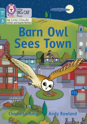 Sova vidí mesto - 3. fáza, 1. sada, nácvik splývavého slovného spojenia - Barn Owl Sees Town - Phase 3 Set 1 Blending Practice