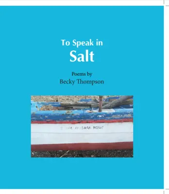 Hovoriť soľou - To Speak in Salt