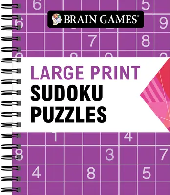 Hry na mozog - veľké tlačené sudoku hádanky (Arrow) - Brain Games - Large Print Sudoku Puzzles (Arrow)