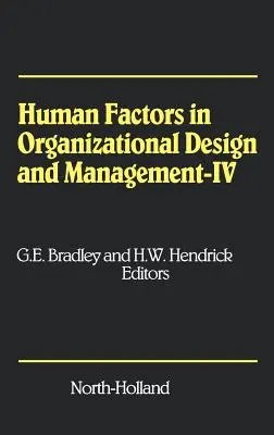 Ľudský faktor v projektovaní a riadení organizácií - IV: Vývoj, zavádzanie a používanie nových technológií - výzvy pre organizáciu človeka an - Human Factors in Organizational Design and Management - IV: Development, Introduction and Use of New Technology - Challenges for Human Organization an