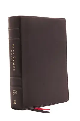 Študijná Biblia kráľa Jakuba, pravá koža, čierna, plnofarebné vydanie - The King James Study Bible, Genuine Leather, Black, Full-Color Edition
