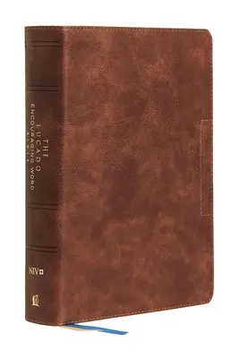 Niv, Lucado Encouraging Word Bible, Brown, Leathersoft, Comfort Print: Svätá Biblia, Nová medzinárodná verzia - Niv, Lucado Encouraging Word Bible, Brown, Leathersoft, Comfort Print: Holy Bible, New International Version
