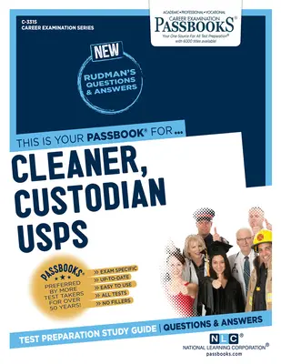Upratovač, údržbár USPS (C-3315): Študijná príručka k preukazom - Cleaner, Custodian USPS (C-3315): Passbooks Study Guide