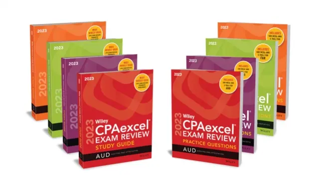 Wiley's CPA 2023 Study Guide + Question Pack (Sprievodca štúdiom CPA 2023 + balík otázok): Kompletná sada - Wiley's CPA 2023 Study Guide + Question Pack: Complete Set