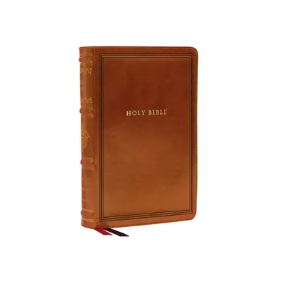 Nkjv, Referenčná Biblia so širokými okrajmi, kolekcia Sovereign, Leathersoft, hnedá, červené písmená, pohodlná tlač: Svätá Biblia, Nová verzia kráľa Jakuba - Nkjv, Wide-Margin Reference Bible, Sovereign Collection, Leathersoft, Brown, Red Letter, Comfort Print: Holy Bible, New King James Version
