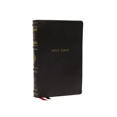 Kjv, Wide-Margin Reference Bible, Sovereign Collection, Genuine Leather, Black, Red Letter, Comfort Print: Svätá Biblia, verzia kráľa Jakuba - Kjv, Wide-Margin Reference Bible, Sovereign Collection, Genuine Leather, Black, Red Letter, Comfort Print: Holy Bible, King James Version