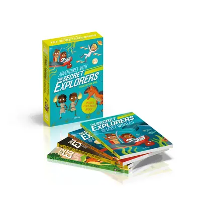 Dobrodružstvá s tajnými prieskumníkmi: Kolekcia 1: obsahuje 4 knihy plné faktov - Adventures with the Secret Explorers: Collection One: Includes 4 Fact-Packed Books