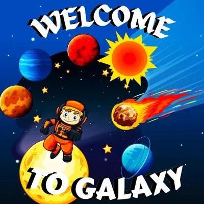 Kniha pre deti Vitajte v galaxii: Farebná náučná a zábavná kniha pre deti/ Jasná a farebná detská kniha o galaxii s čistým, režimovým - Welcome to Galaxy Book for Kids: Colorful Educational and Entertaining Book for Kids/ A Bright and Colourful Children's Galaxy Book with a Clean, Mode