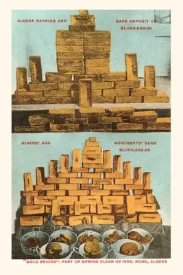 Vintage Journal Zlaté tehly, 1906, Nome, Aljaška - Vintage Journal Gold Bricks, 1906, Nome, Alaska