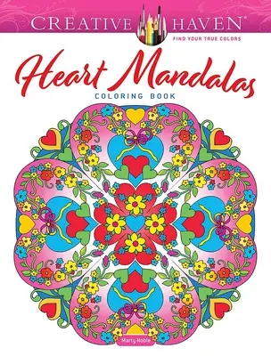 Creative Haven Kniha na vyfarbovanie srdcových mandál - Creative Haven Heart Mandalas Coloring Book