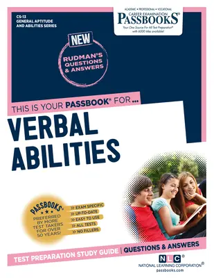 Verbálne schopnosti (CS-13): Študijná príručka k preukazom - Verbal Abilities (CS-13): Passbooks Study Guide