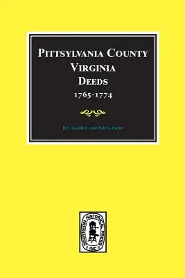 Pittsylvania County, Virginia Listiny z rokov 1765-1774 - Pittsylvania County, Virginia Deeds 1765-1774