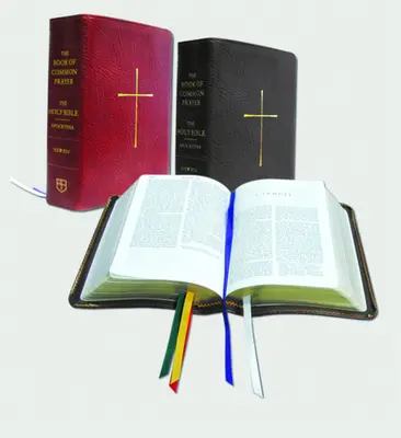 Kniha spoločných modlitieb a kombinované vydanie Biblie (NRSV s apokryfmi): Červená lepená koža - The Book of Common Prayer and Bible Combination Edition (NRSV with Apocrypha): Red Bonded Leather