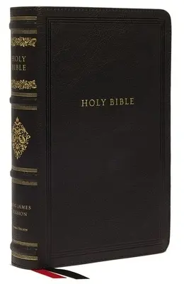 Kjv, Wide-Margin Reference Bible, Sovereign Collection, Leathersoft, Black, Red Letter, Comfort Print: Svätá Biblia, verzia kráľa Jakuba - Kjv, Wide-Margin Reference Bible, Sovereign Collection, Leathersoft, Black, Red Letter, Comfort Print: Holy Bible, King James Version