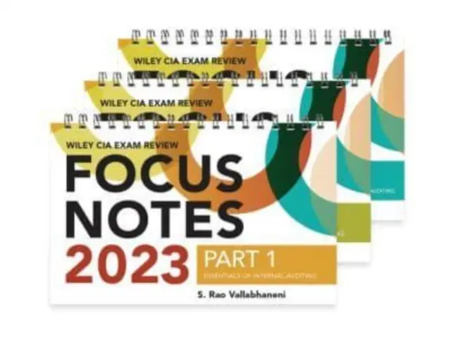 Poznámky Wiley CIA 2023 Focus: - Wiley CIA 2023 Focus Notes: Complete Set