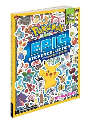 Pokmon Epic Sticker Collection 2. vydanie: Od Kanto po Galar - Pokmon Epic Sticker Collection 2nd Edition: From Kanto to Galar