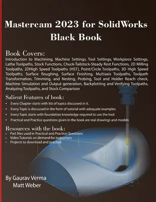 Mastercam 2023 pre SolidWorks Black Book - Mastercam 2023 for SolidWorks Black Book