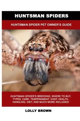 Lovecké pavúky: Príručka pre majiteľov domácich zvierat: Huntsman Spider - Huntsman Spiders: Huntsman Spider Pet Owner's Guide