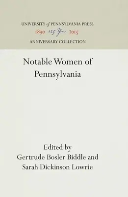 Významné ženy Pensylvánie - Notable Women of Pennsylvania
