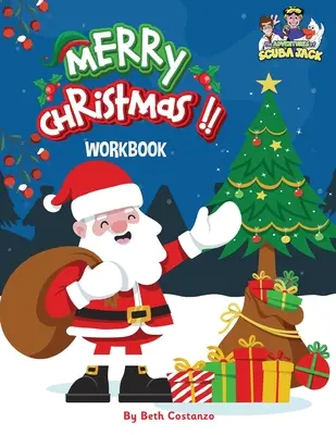 Pracovný zošit s vianočnými aktivitami pre deti od 2 do 6 rokov - Christmas Activity Workbook for Kids 2-6