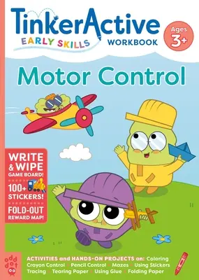 Tinkeractive Pracovné zošity na ovládanie motoriky v ranom veku od 3 rokov - Tinkeractive Early Skills Motor Control Workbook Ages 3+
