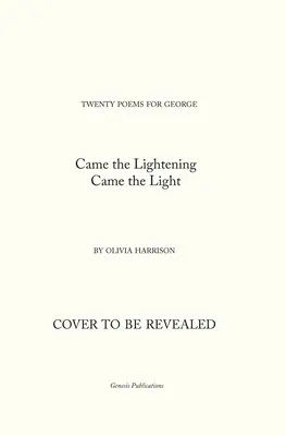 Prišiel blesk: Dvadsať básní pre Georgea - Came the Lightening: Twenty Poems for George